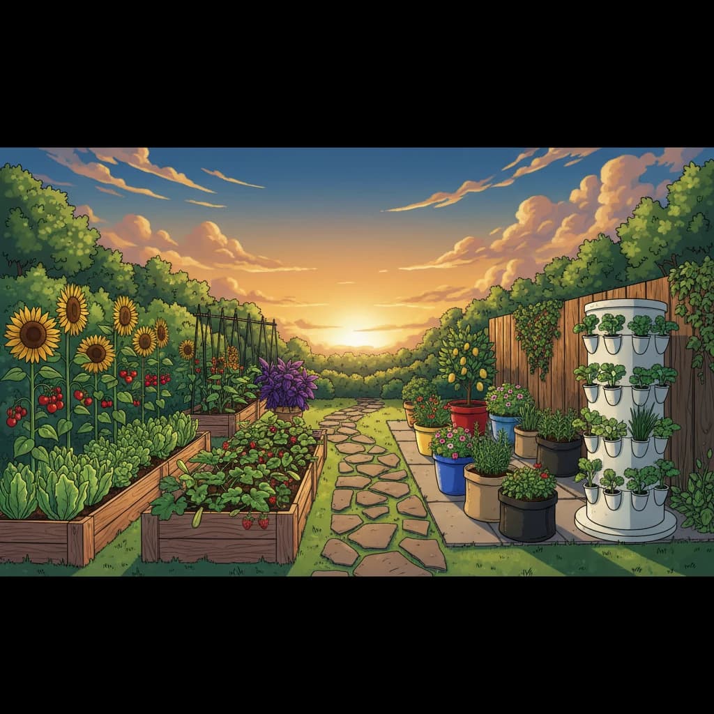 Side-by-side comparison of different growing setups with pros listed