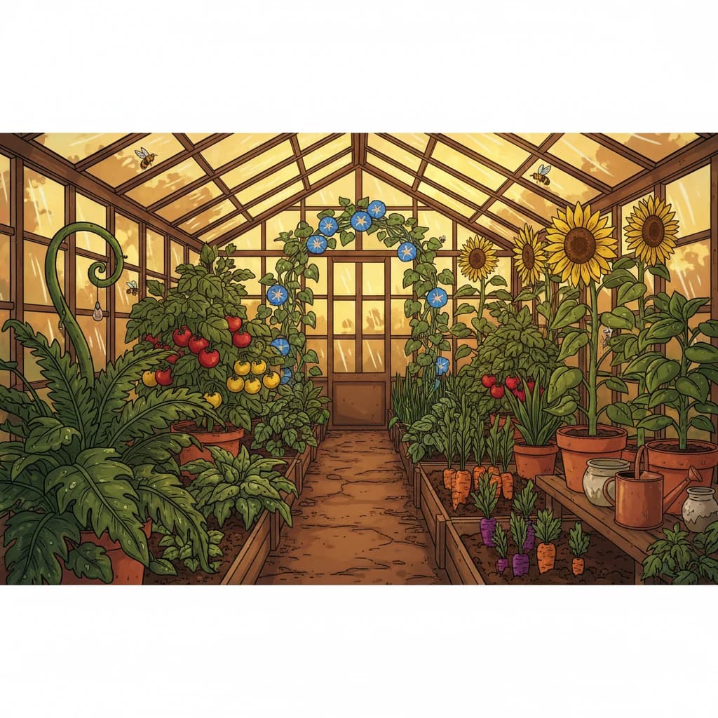 Vibrant healthy plants showing strong growth in nutrient-rich garden soil