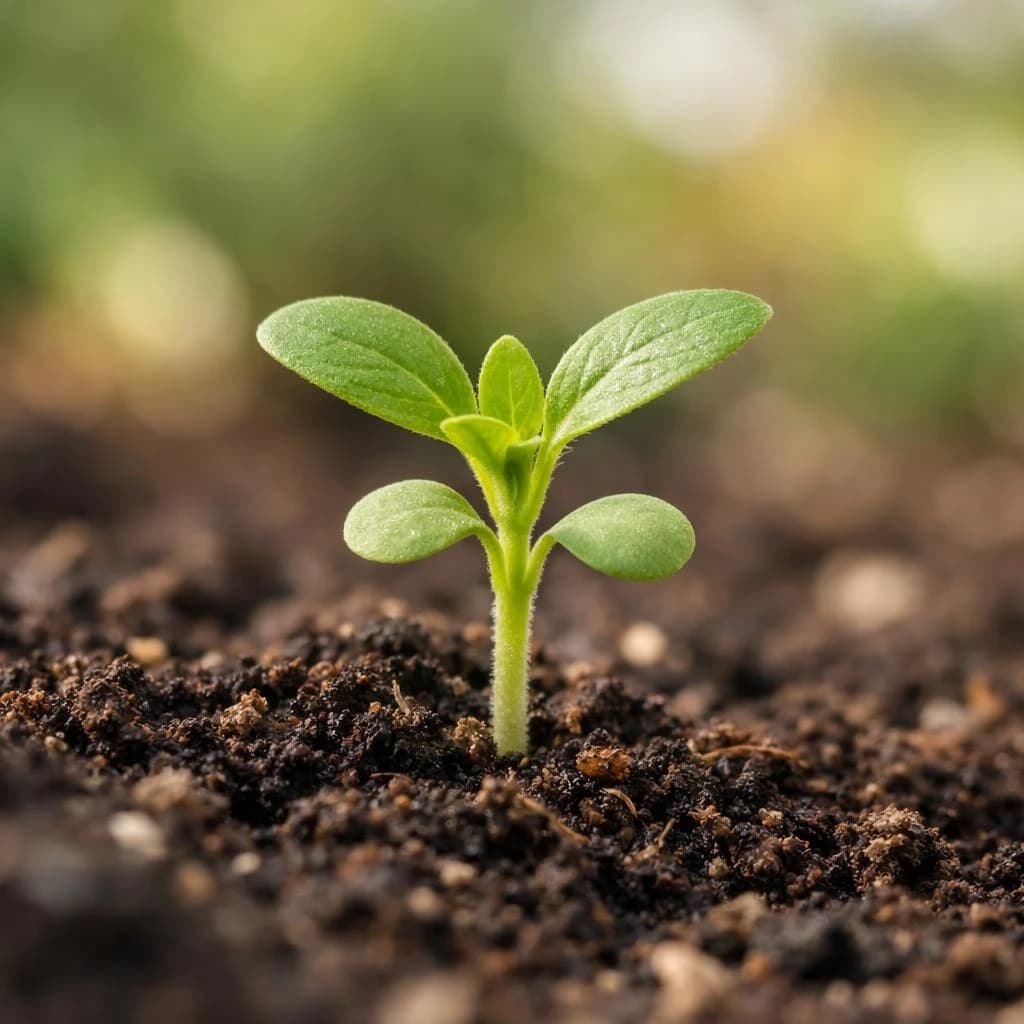 Alyssum seedling