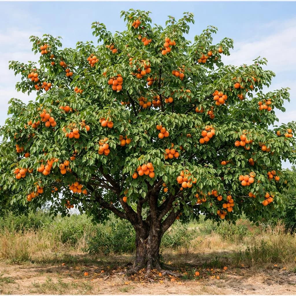 Apricot mature