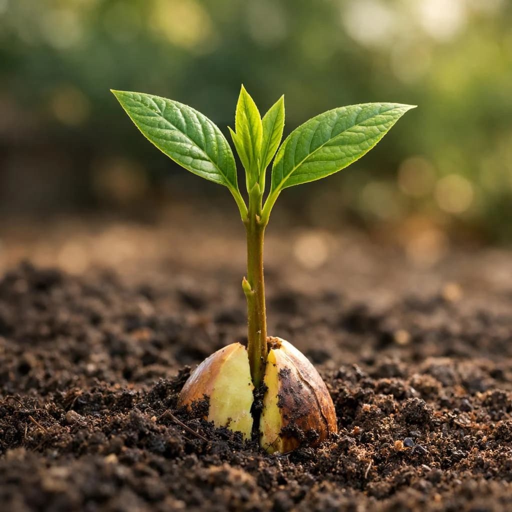 Avocado seedling