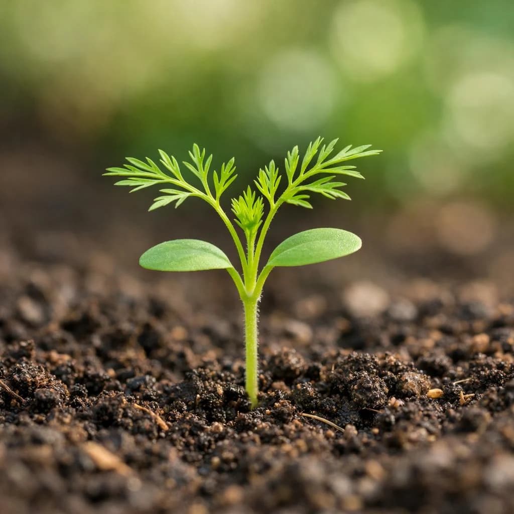 Caraway seedling