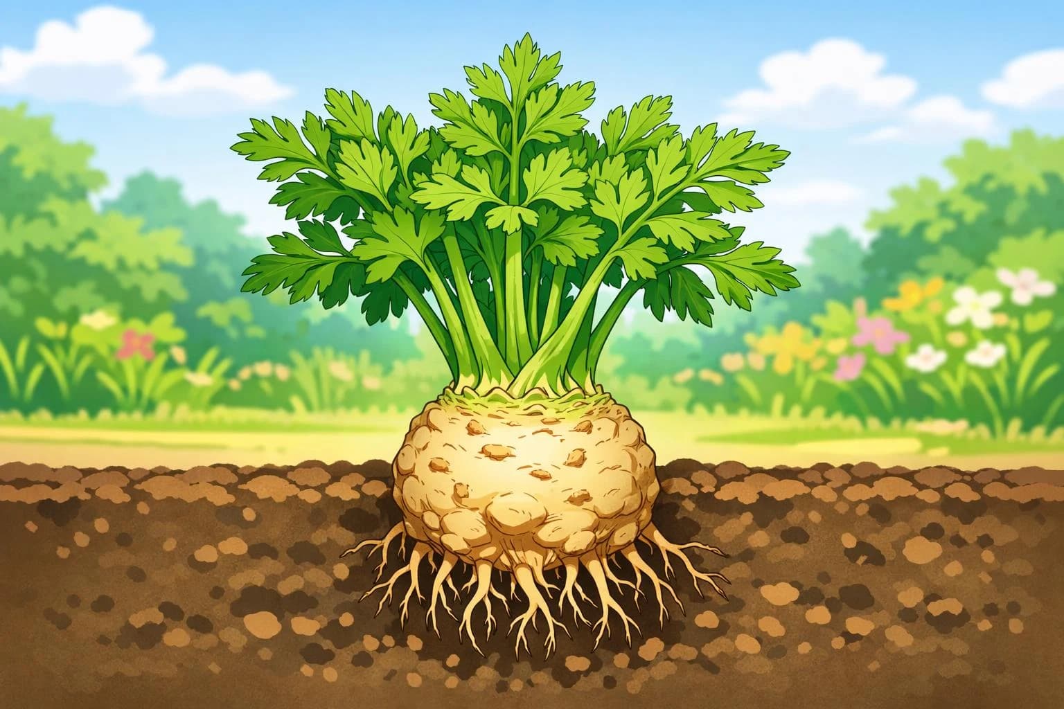 Celeriac illustration