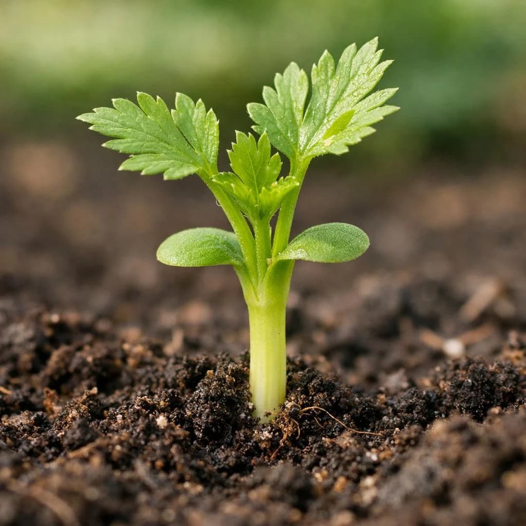Celeriac seedling