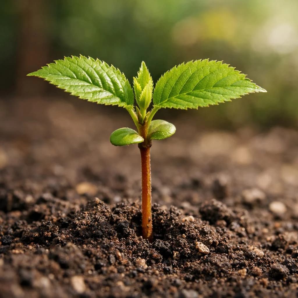 Cherry seedling