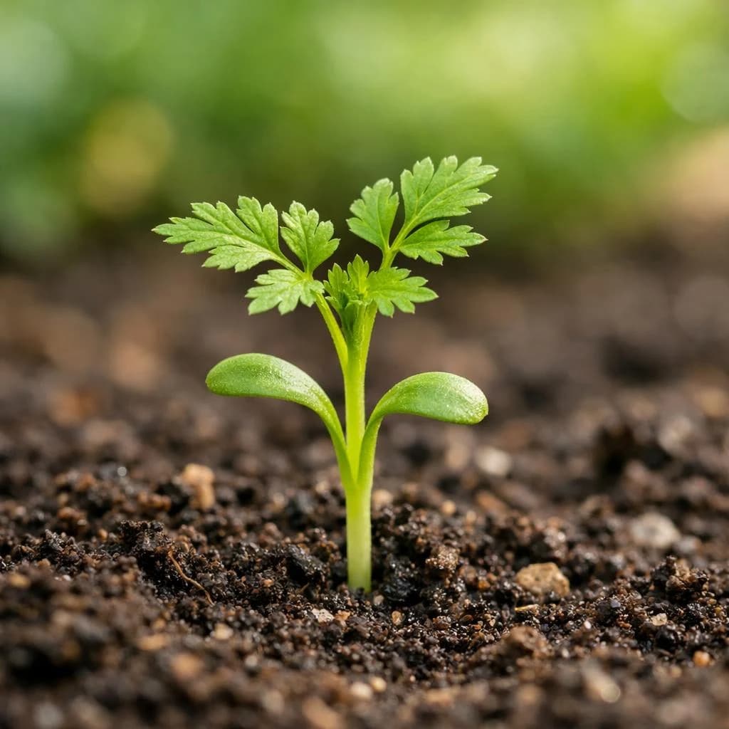 Chervil seedling