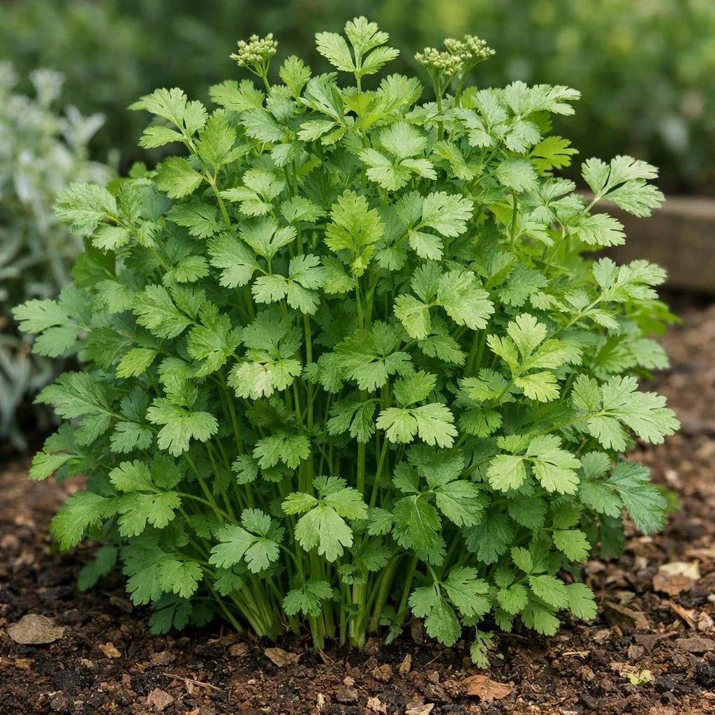 Cilantro mature