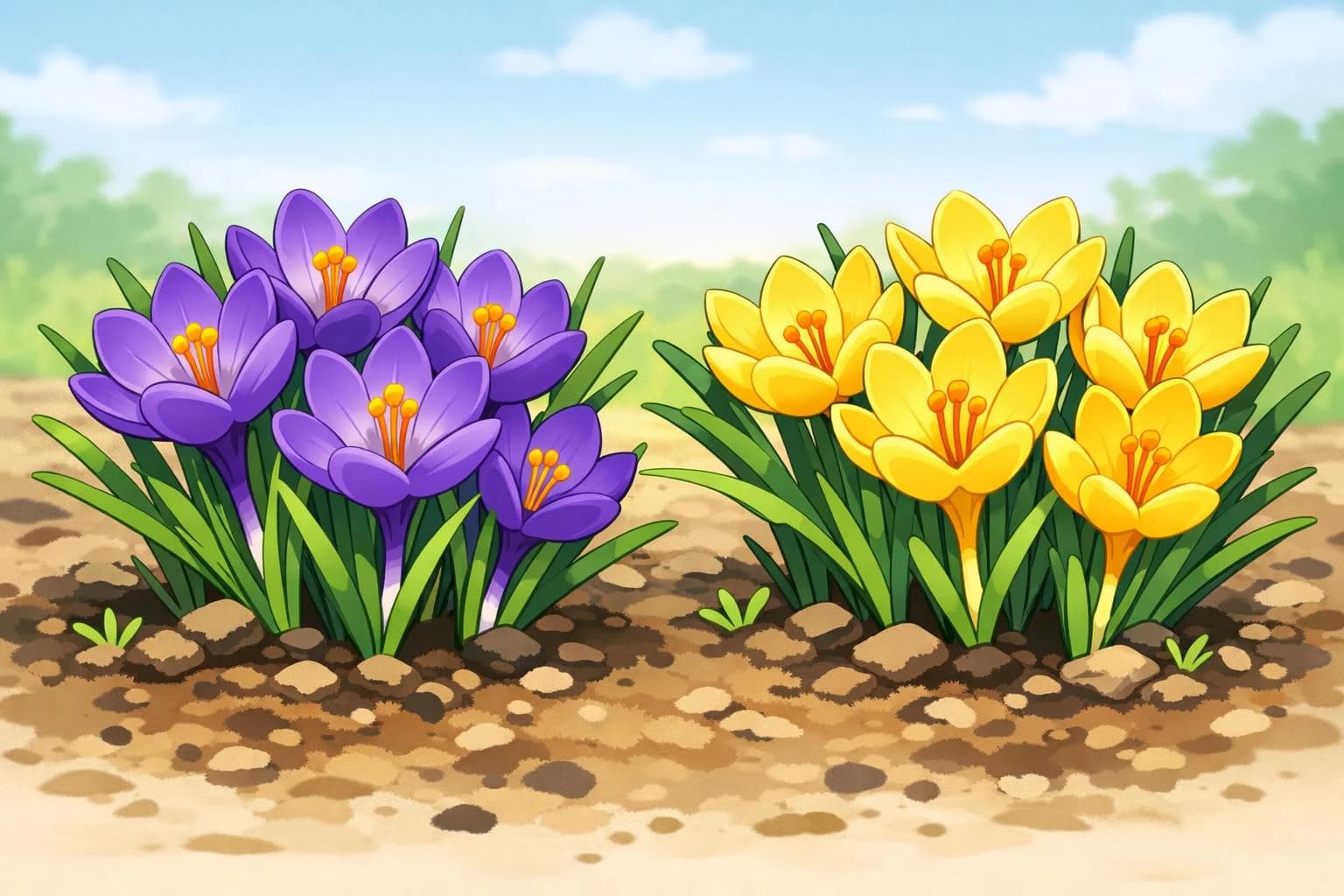 Crocus illustration