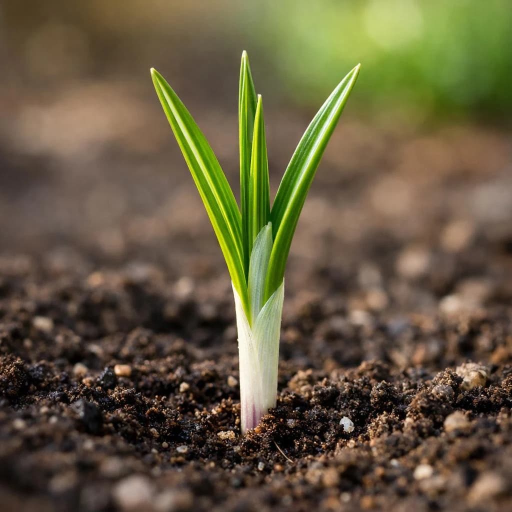 Crocus seedling