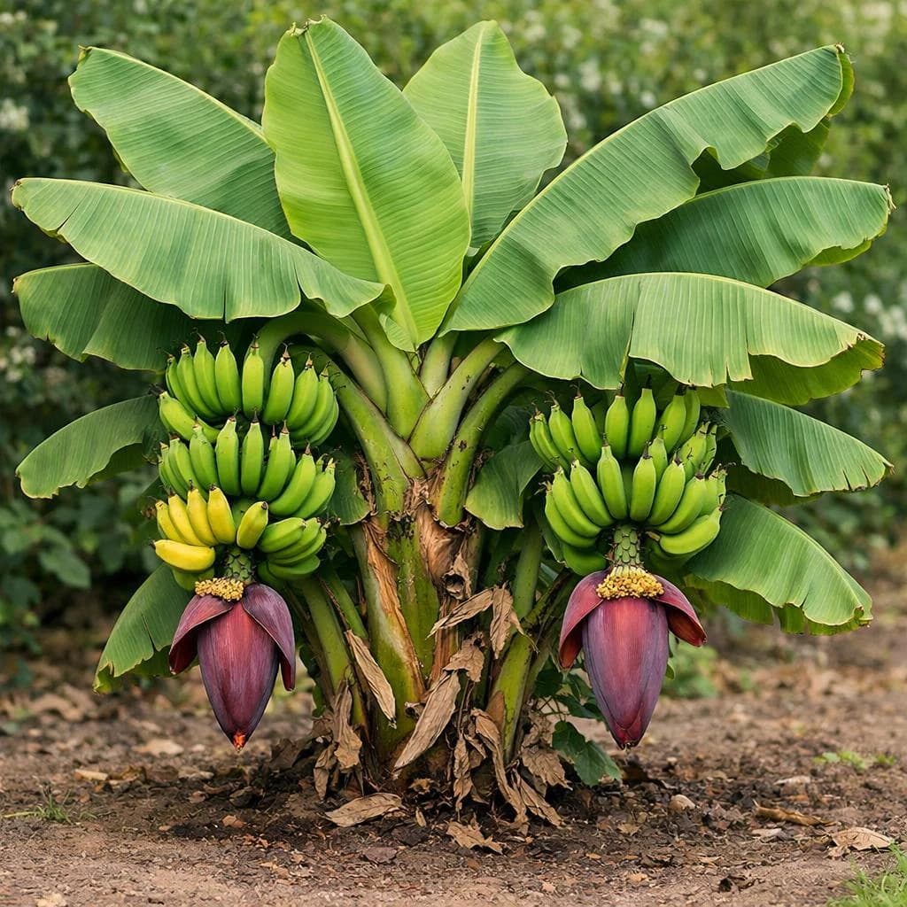 Dwarf Banana mature