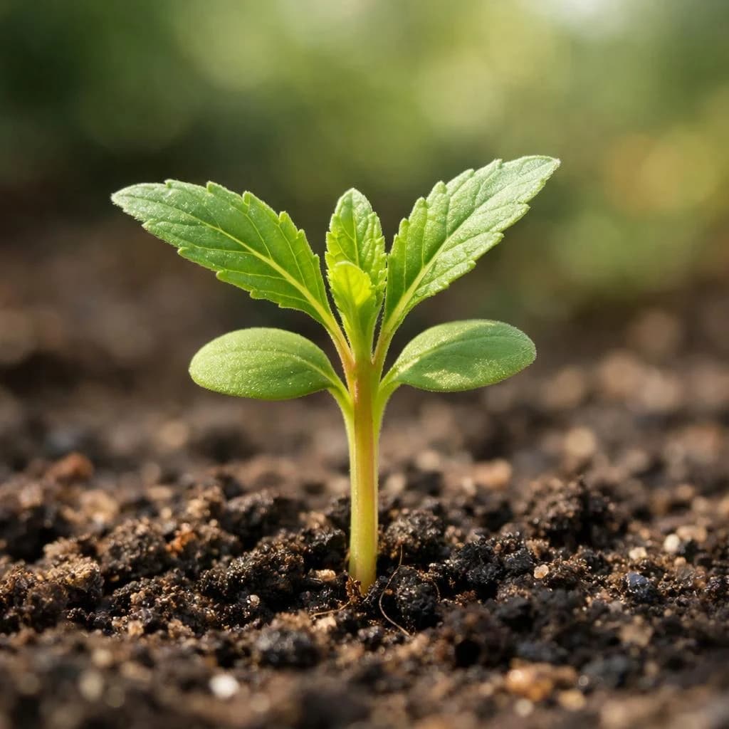 Evening Primrose seedling