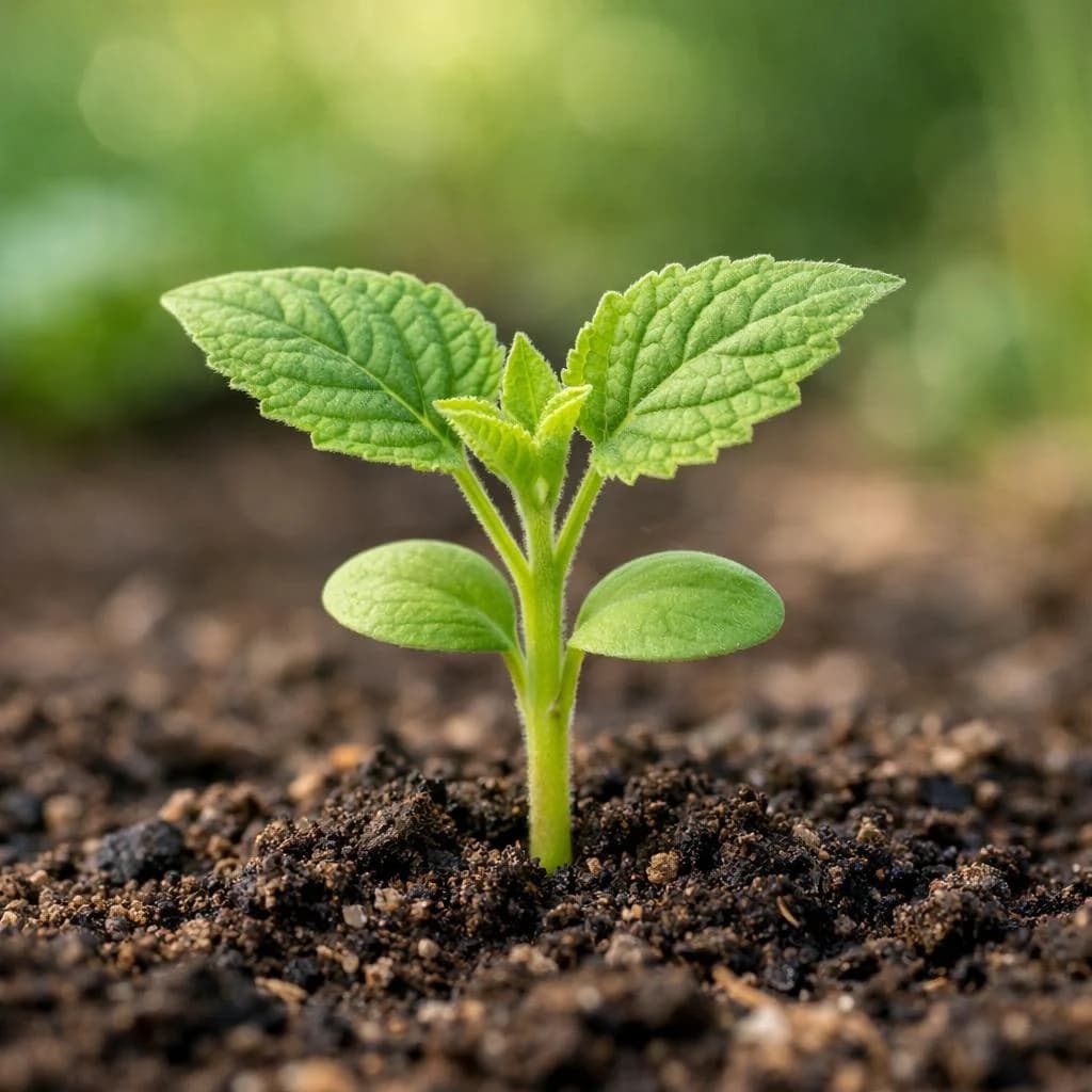 Ground Cherry seedling