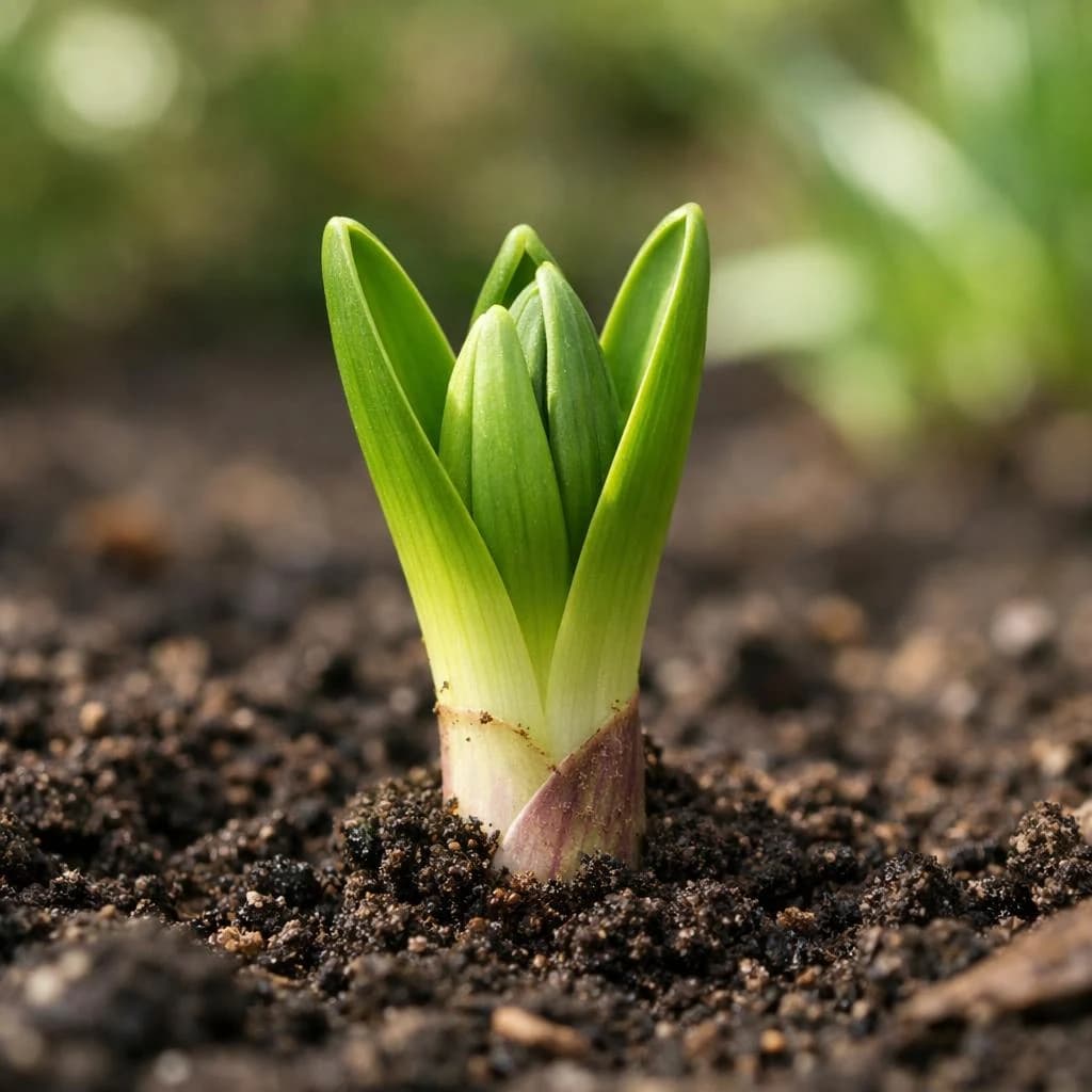 Hyacinth seedling
