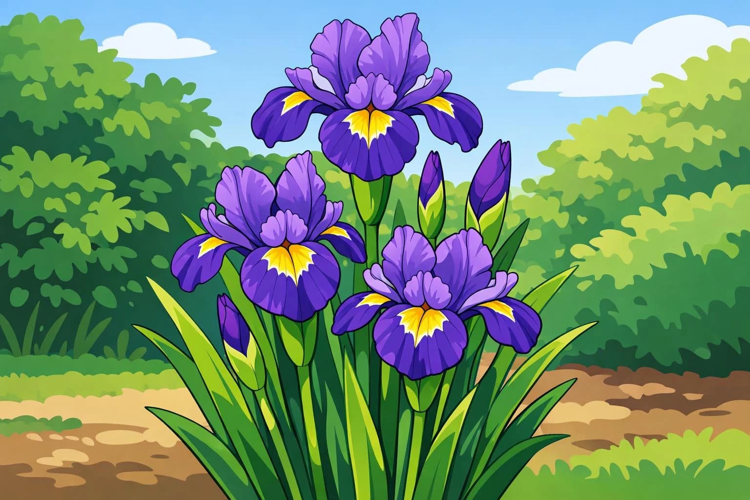 Iris illustration