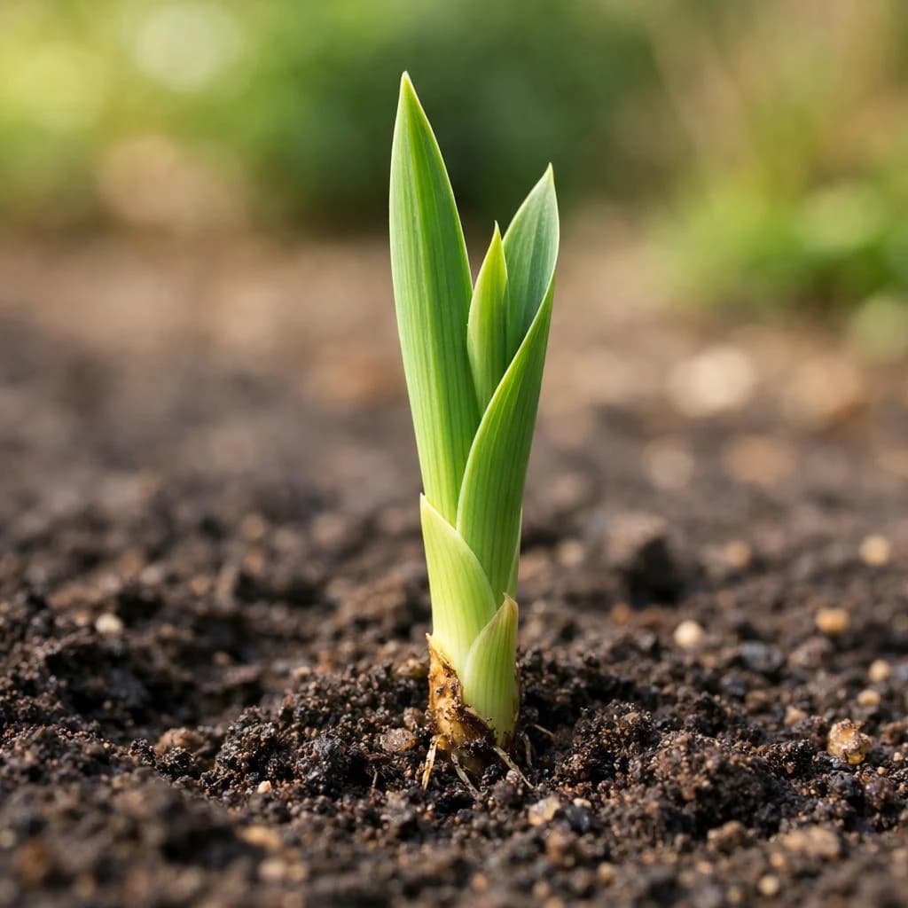 Iris seedling