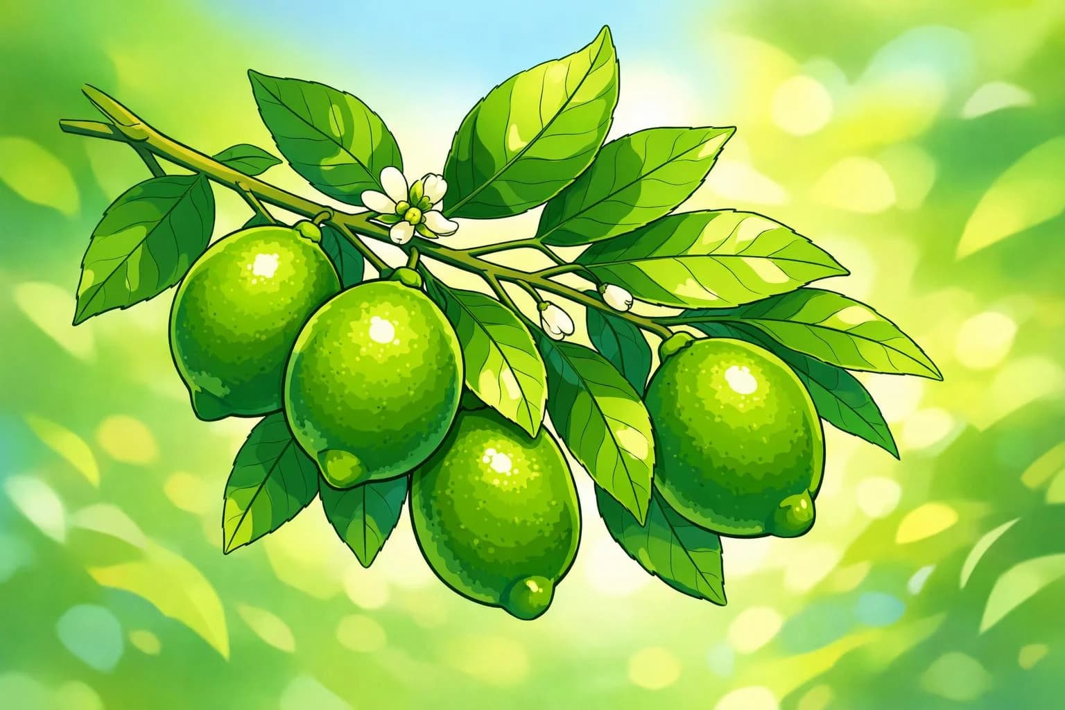 Lime illustration