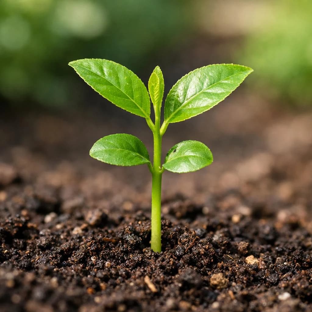 Lime seedling