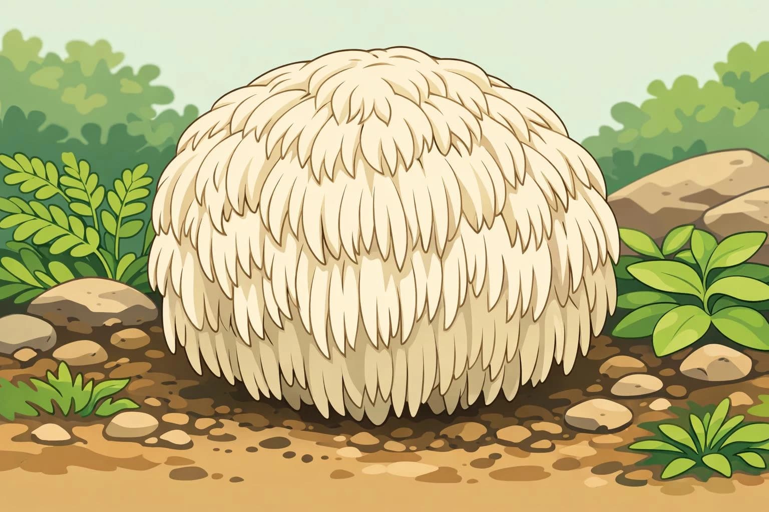 Lion's Mane illustration
