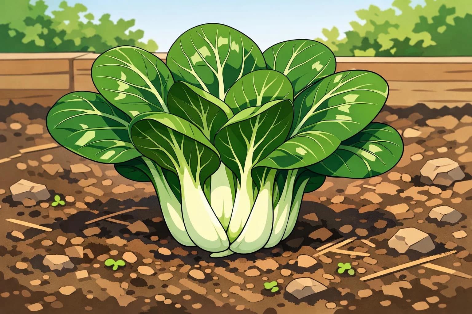 Pak Choi illustration