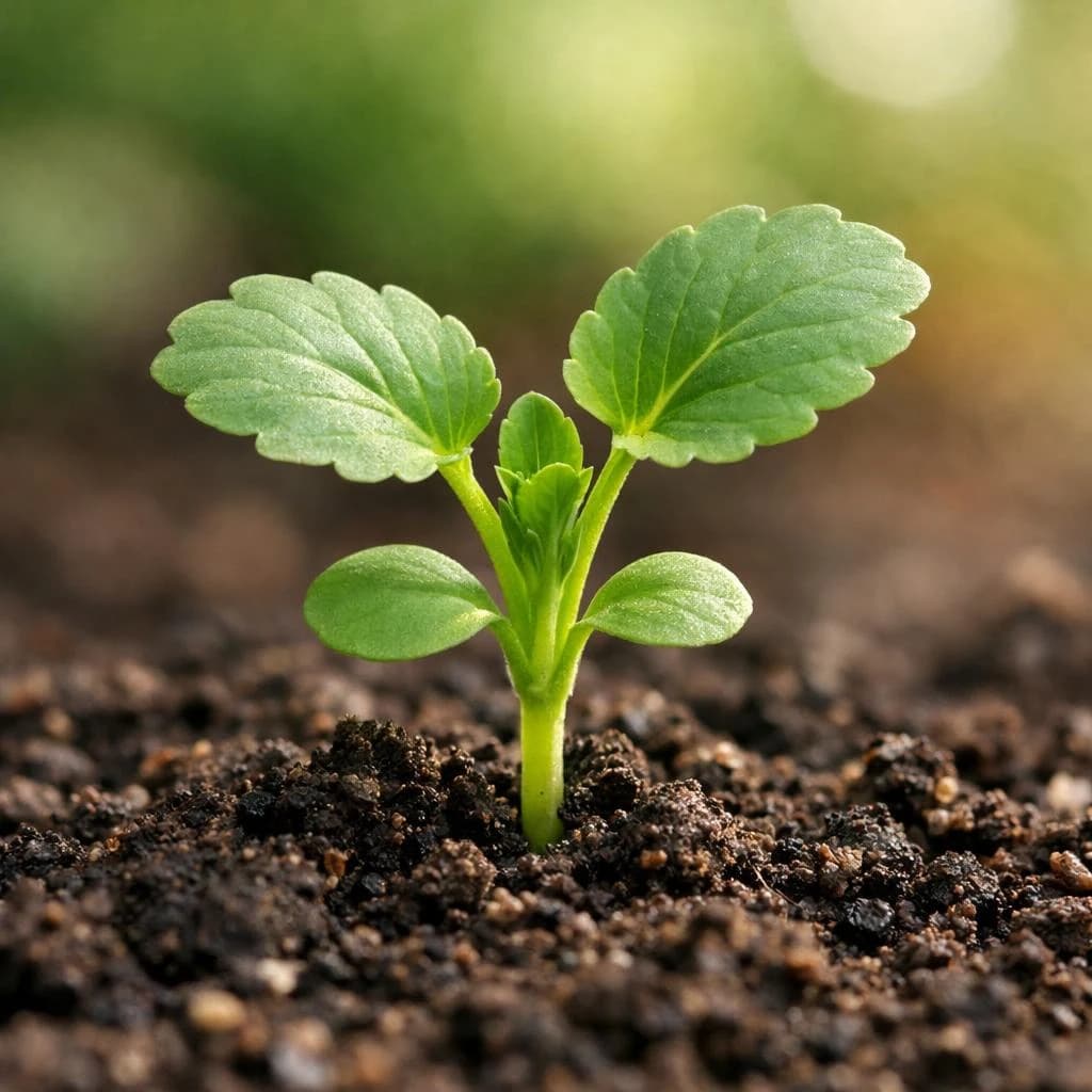 Pansy seedling