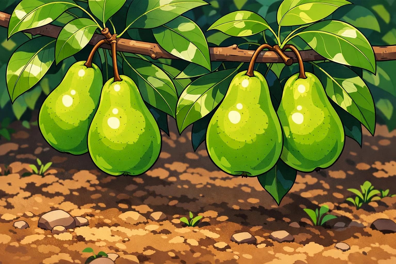 Pear illustration