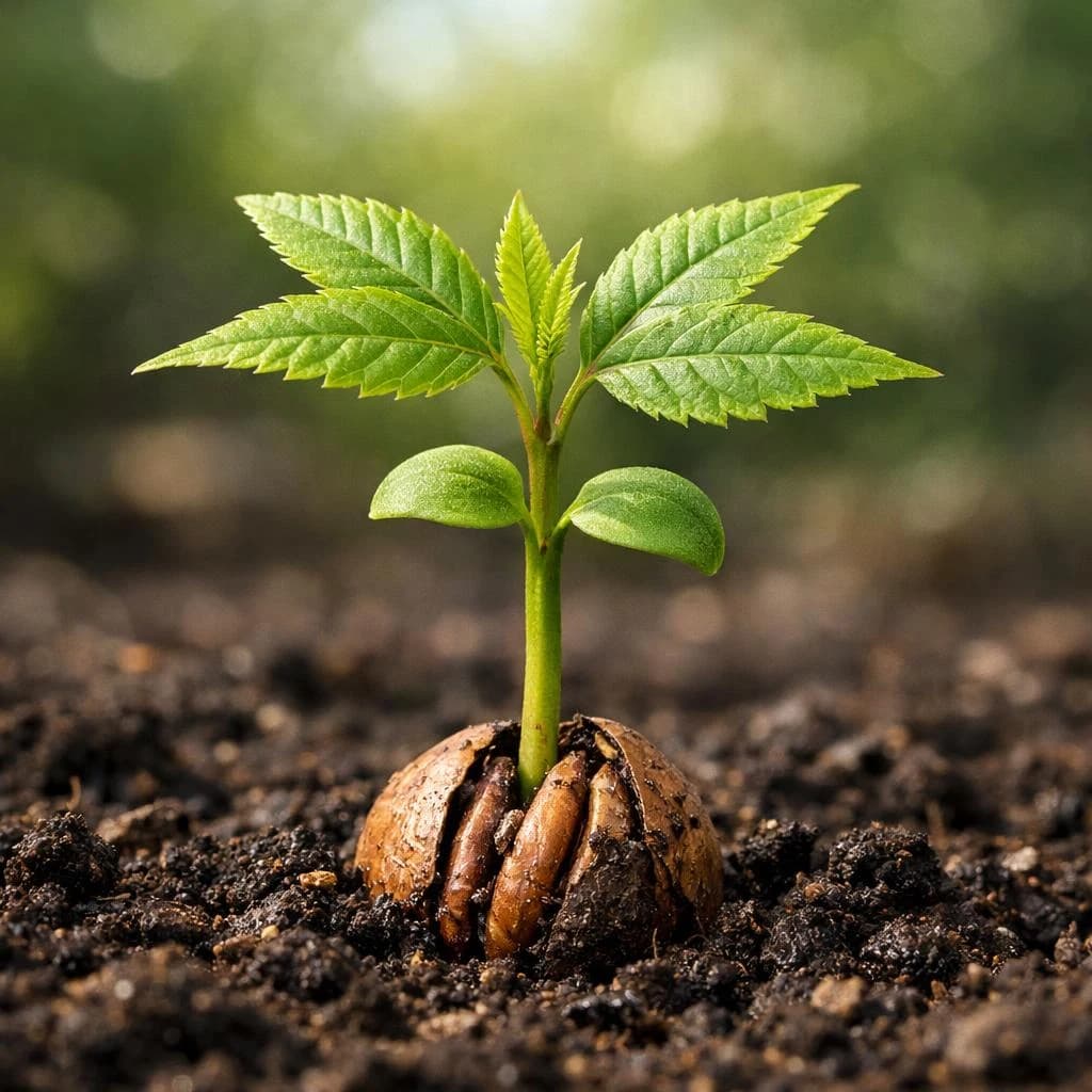 Pecan seedling