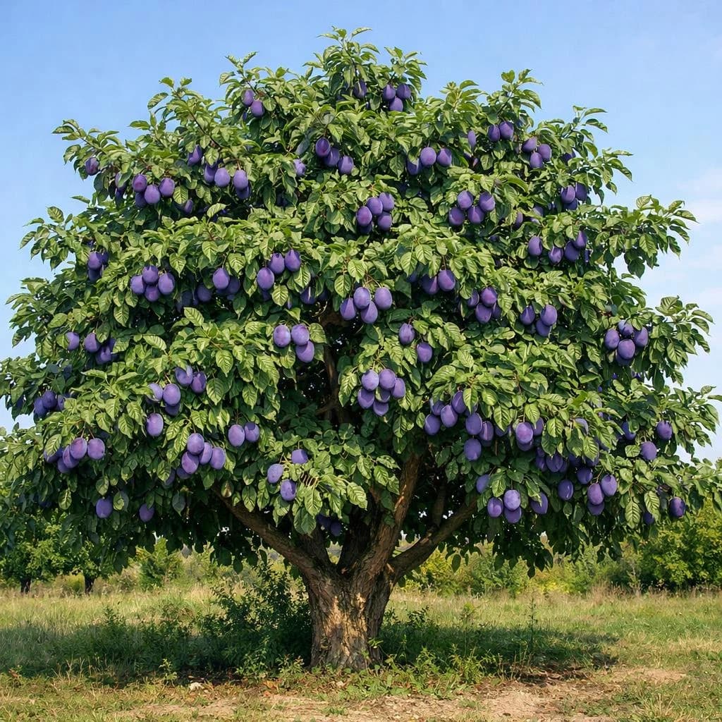 Plum mature
