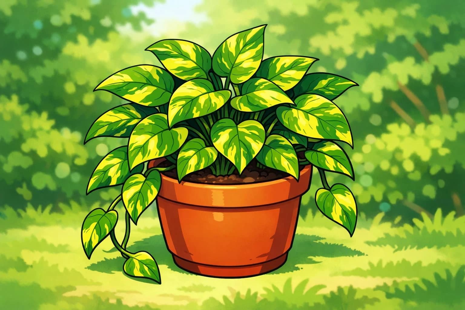 Pothos illustration