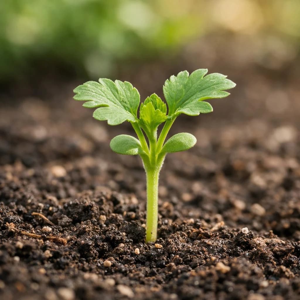 Ranunculus seedling