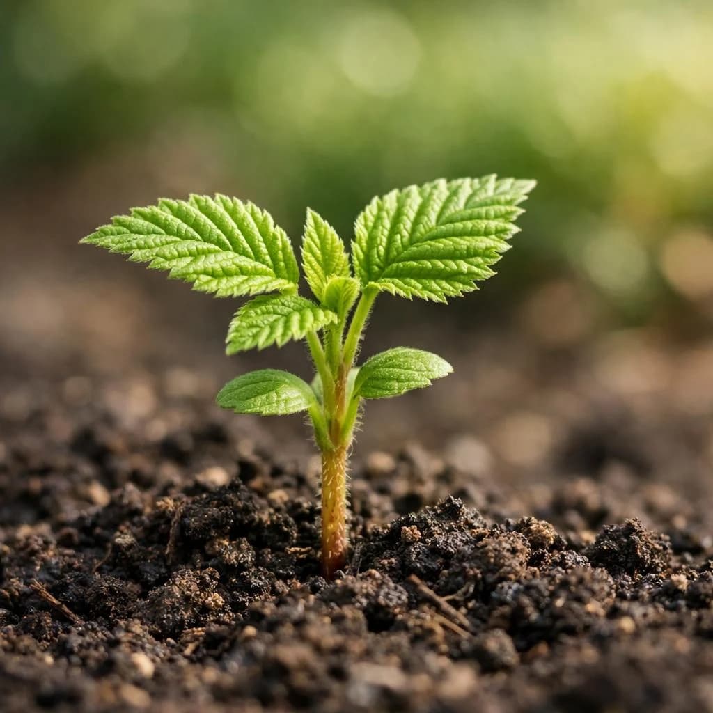 Raspberry seedling