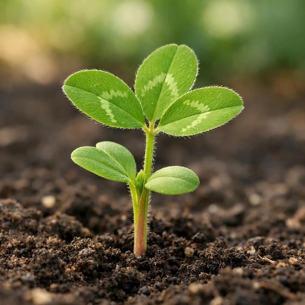 Red Clover seedling