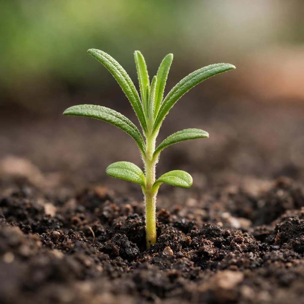 Rosemary seedling