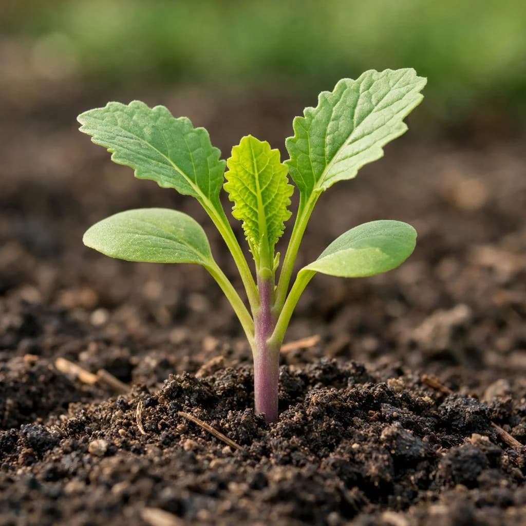 Rutabaga seedling