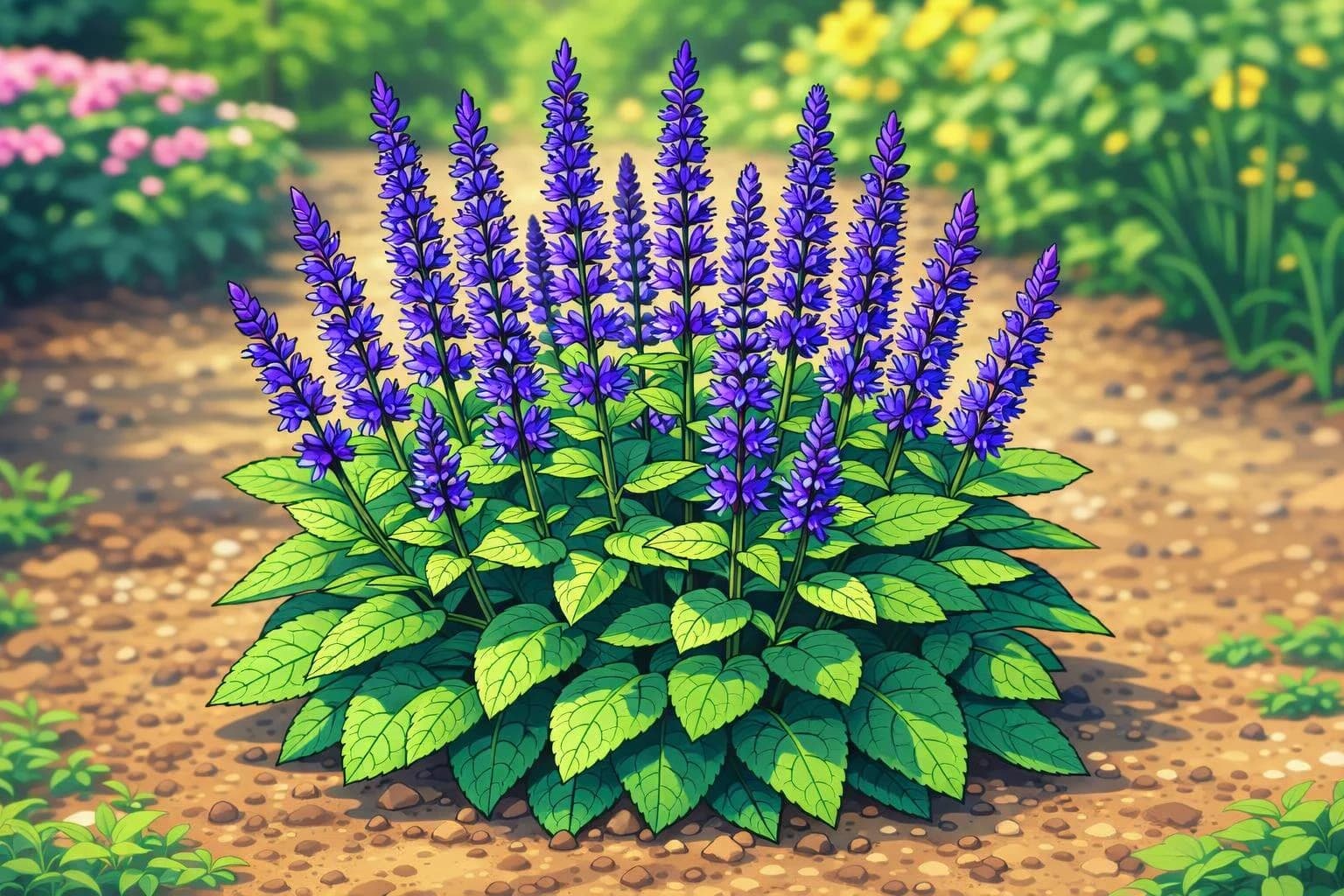 Salvia illustration