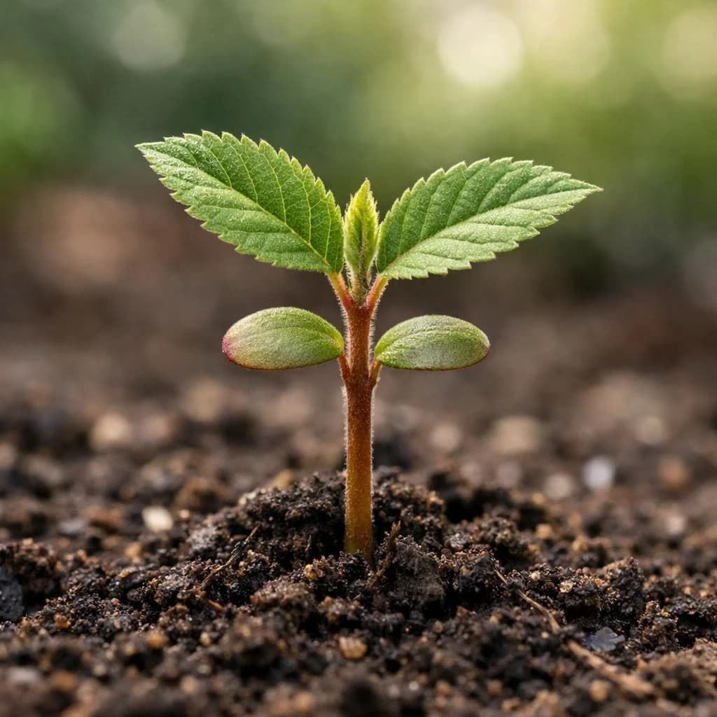 Serviceberry seedling
