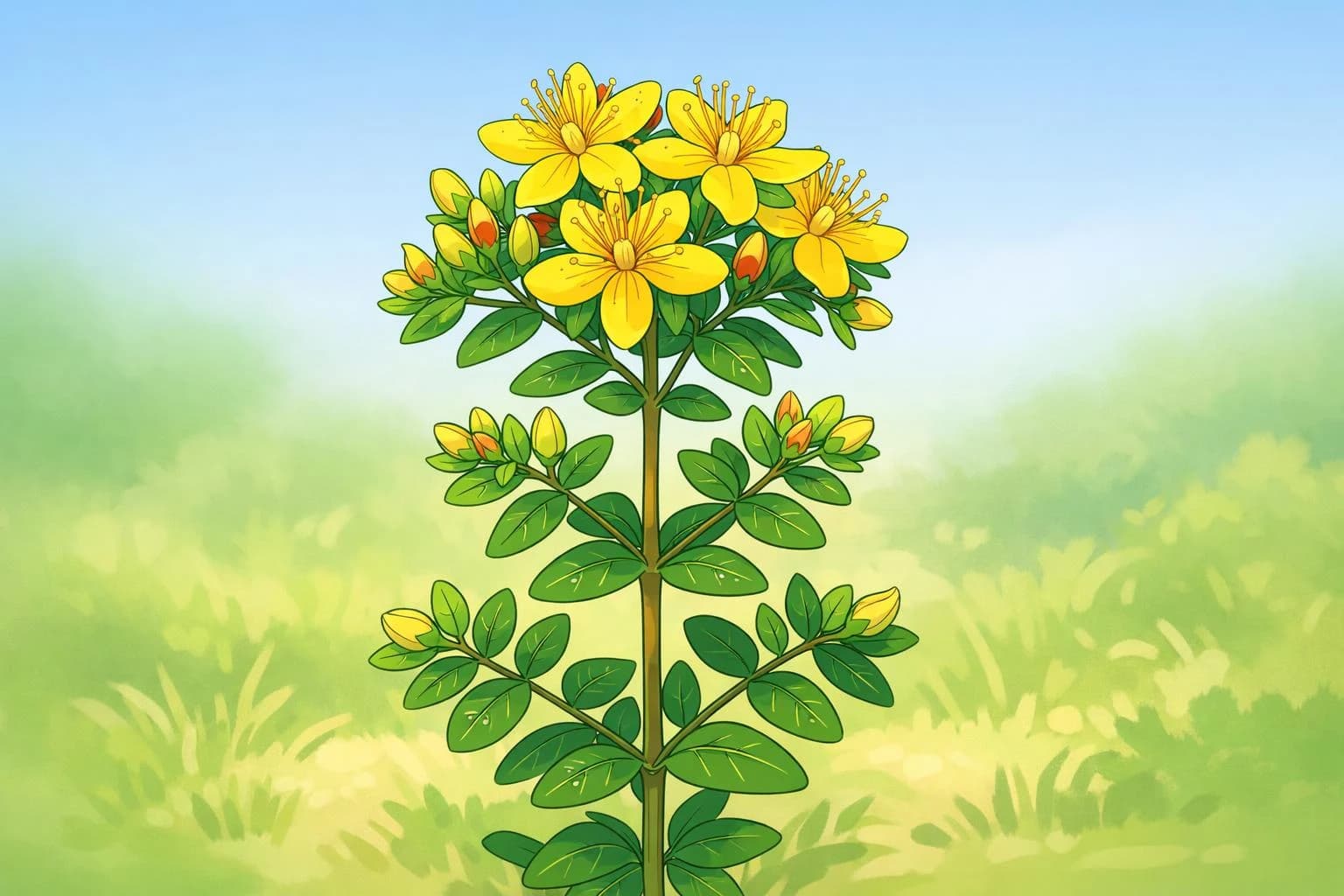 St. John's Wort illustration