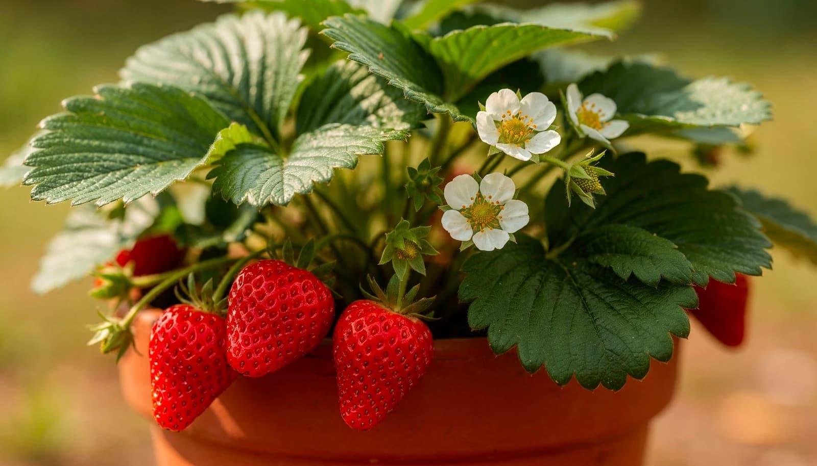 Strawberry mature