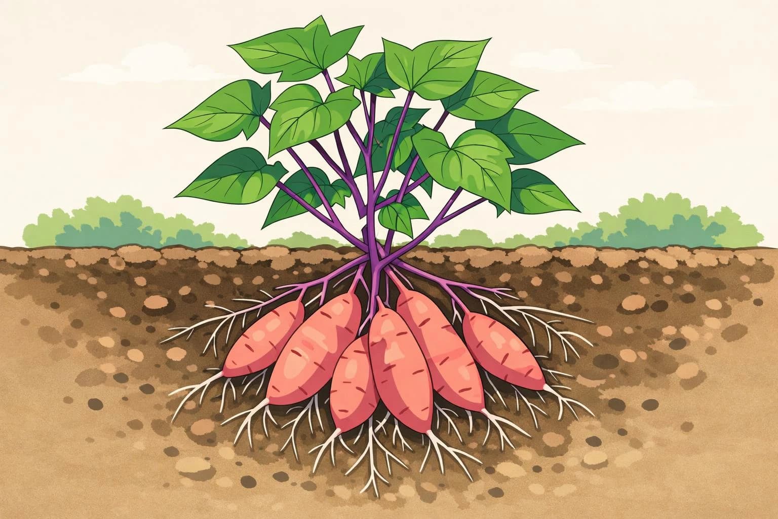 Sweet Potato illustration