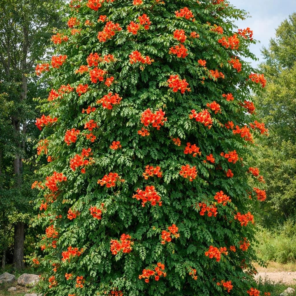 Trumpet Vine mature