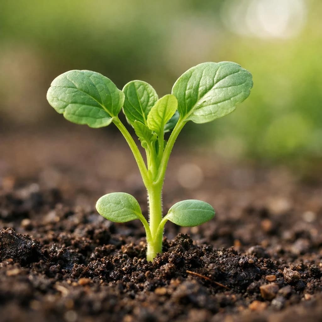 Watercress seedling