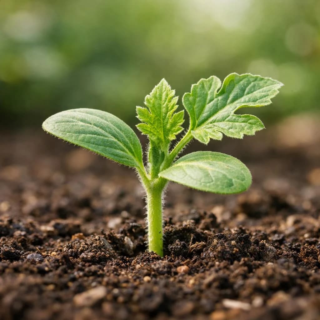 Watermelon seedling