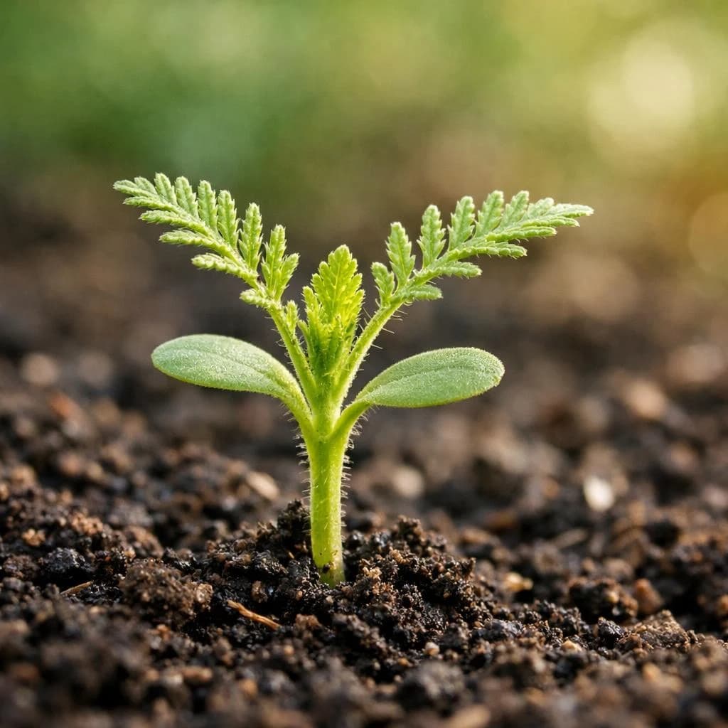 Yarrow seedling