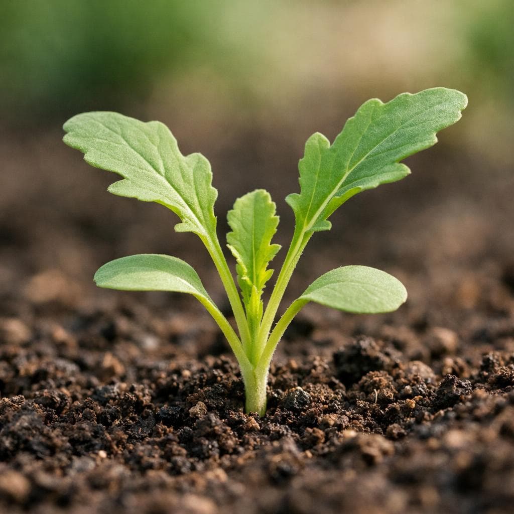 Arugula seedling