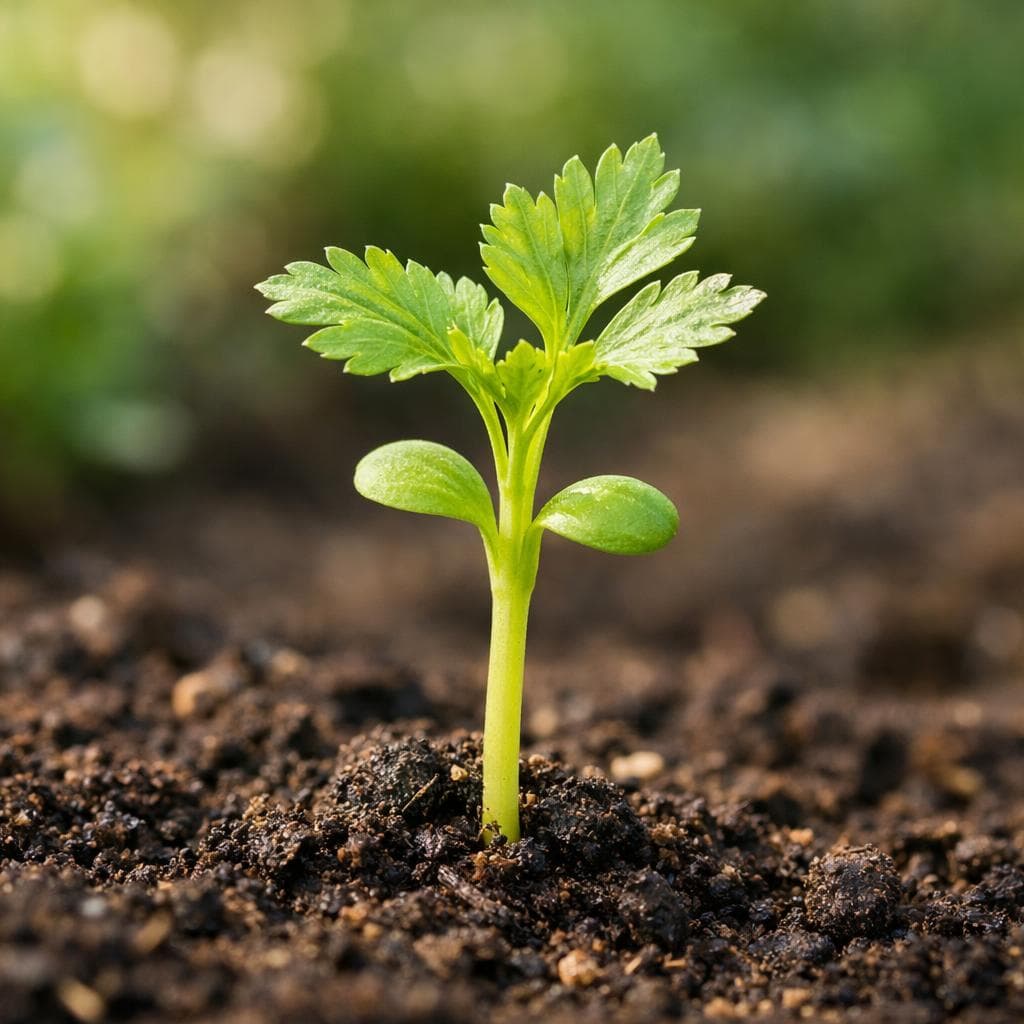 Celery seedling