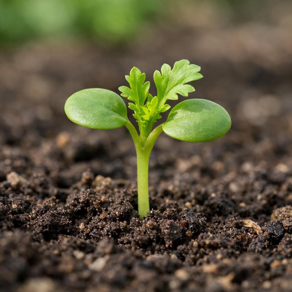 Cress seedling