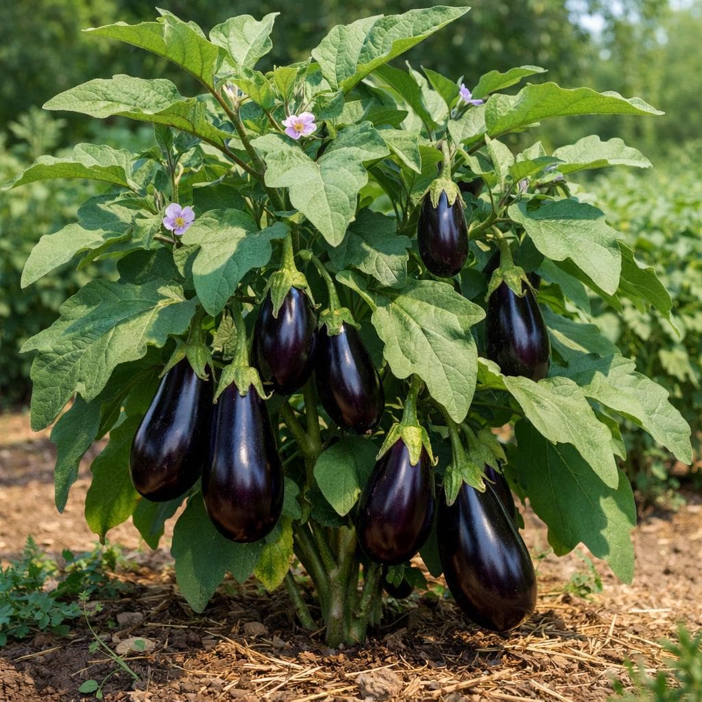 Eggplant mature