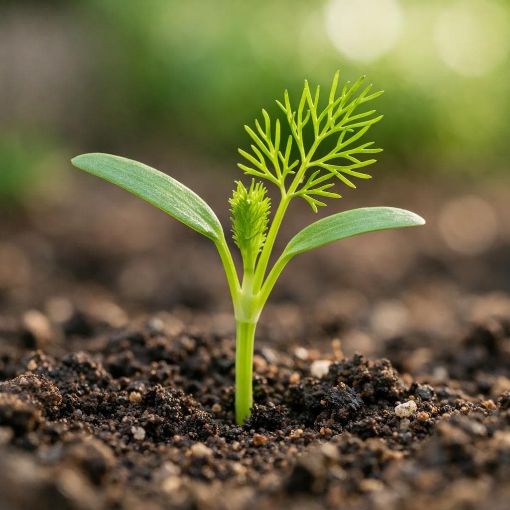 Fennel seedling
