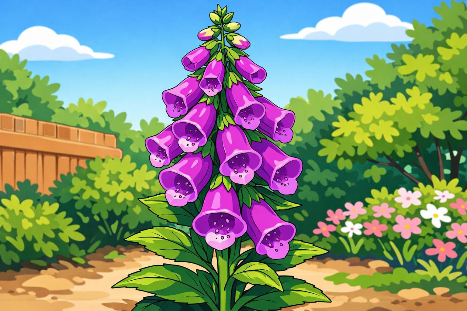 Foxglove illustration