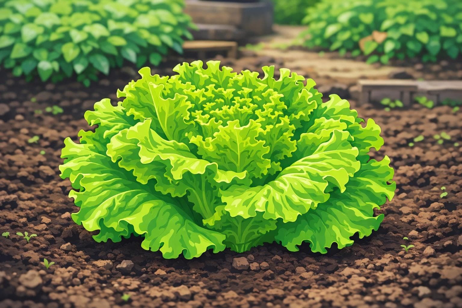 Green Lettuce illustration