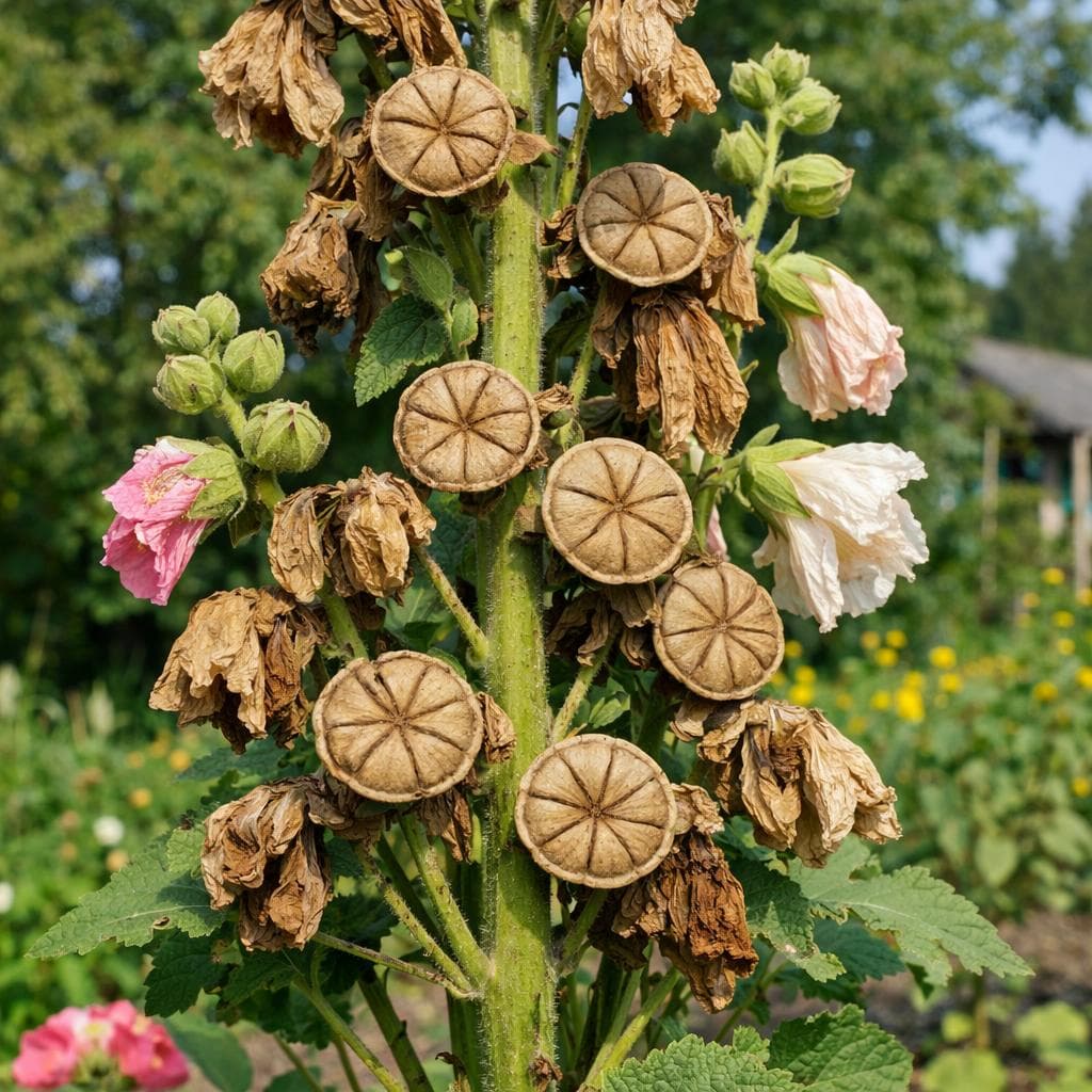 Hollyhocks seeds